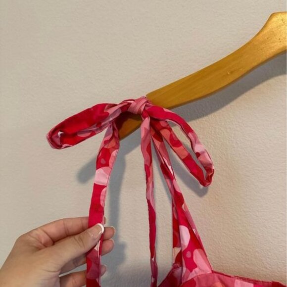 Buddy Love Floral Hot Pink Flirtini Drop Waist‎ Mini Dress Sz S - Picture 5 of 7